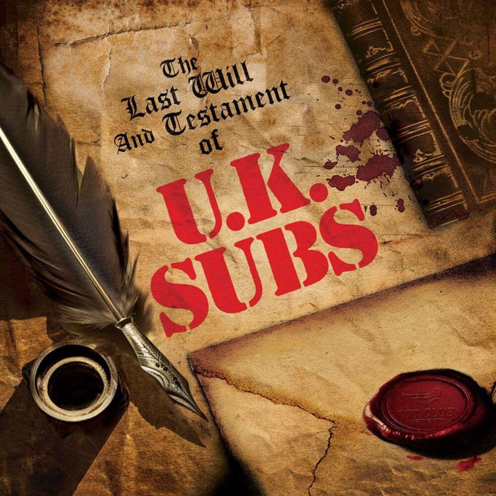 UK Subs - The Last Will and Testament of Uk Subs - Gold  LP LP